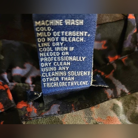 Don Caster Whimsigoth Color Splash Ruffle Neck Art-to-Weat Blouse 10 (M) - Picture 7 of 13